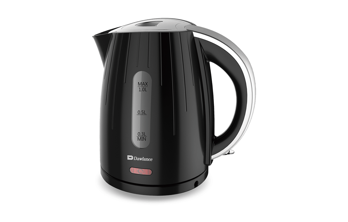 Dawlance Electric Kettle - DWEK-7100- 1 Liter Plastic Body - Black