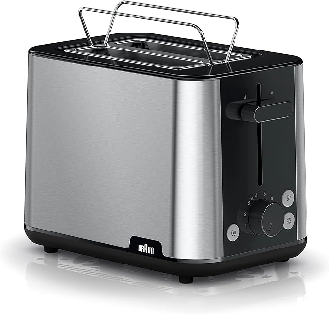 Braun PurShine HT1510 BK Toaster - Double Slot Toaster