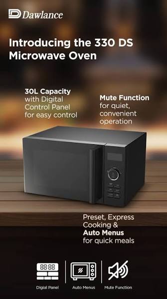MWO DW 330 DS Heating Microwave Oven