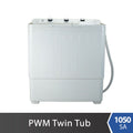 PEL Washing Machine Semi Auto 1050 Twin Tub - White