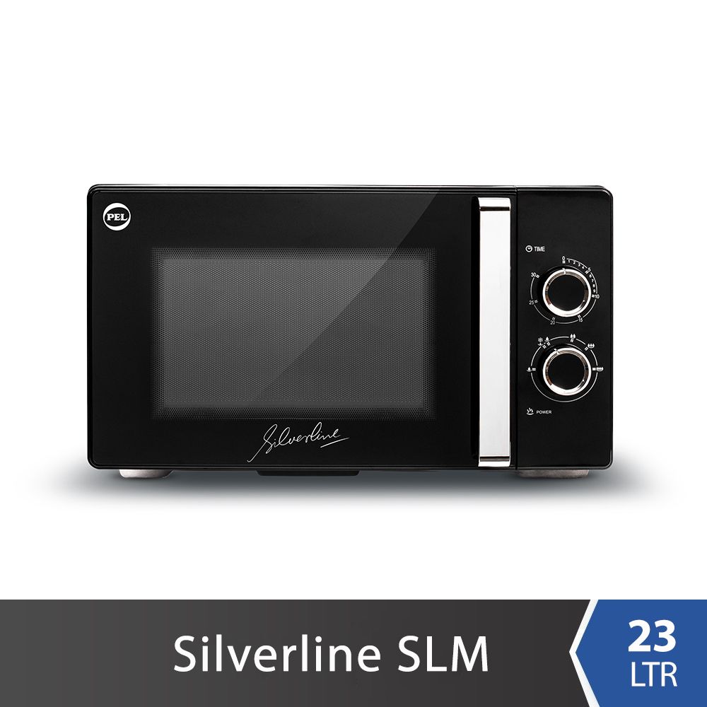 PEL Silver Line Microwave 23SLM Manual - Black