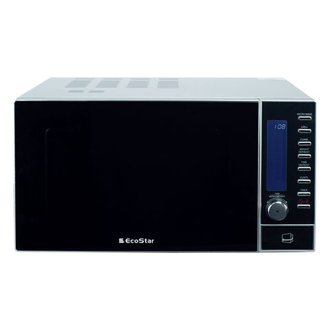 EcoStar Microwave Oven 25 Ltrs Digital Grill (Mirror) EM-2501SDG