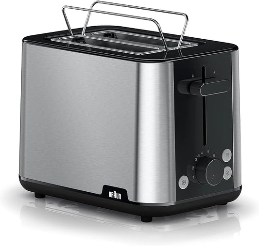 Braun PurShine HT1510 BK Toaster - Double Slot Toaster
