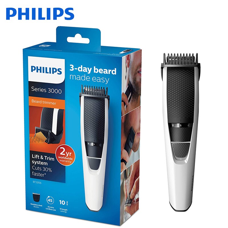 Philips Beard Trimmer series 3000 Cortabarba BT3206