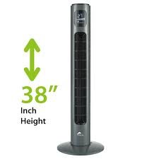E-Lite 38" Tower Fan Black ETF-002