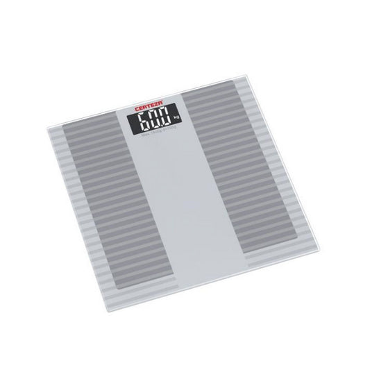Certeza GS810 - Digital Body Weight Glass Scale - Weight Machine - Bathroom Scale (Grey)